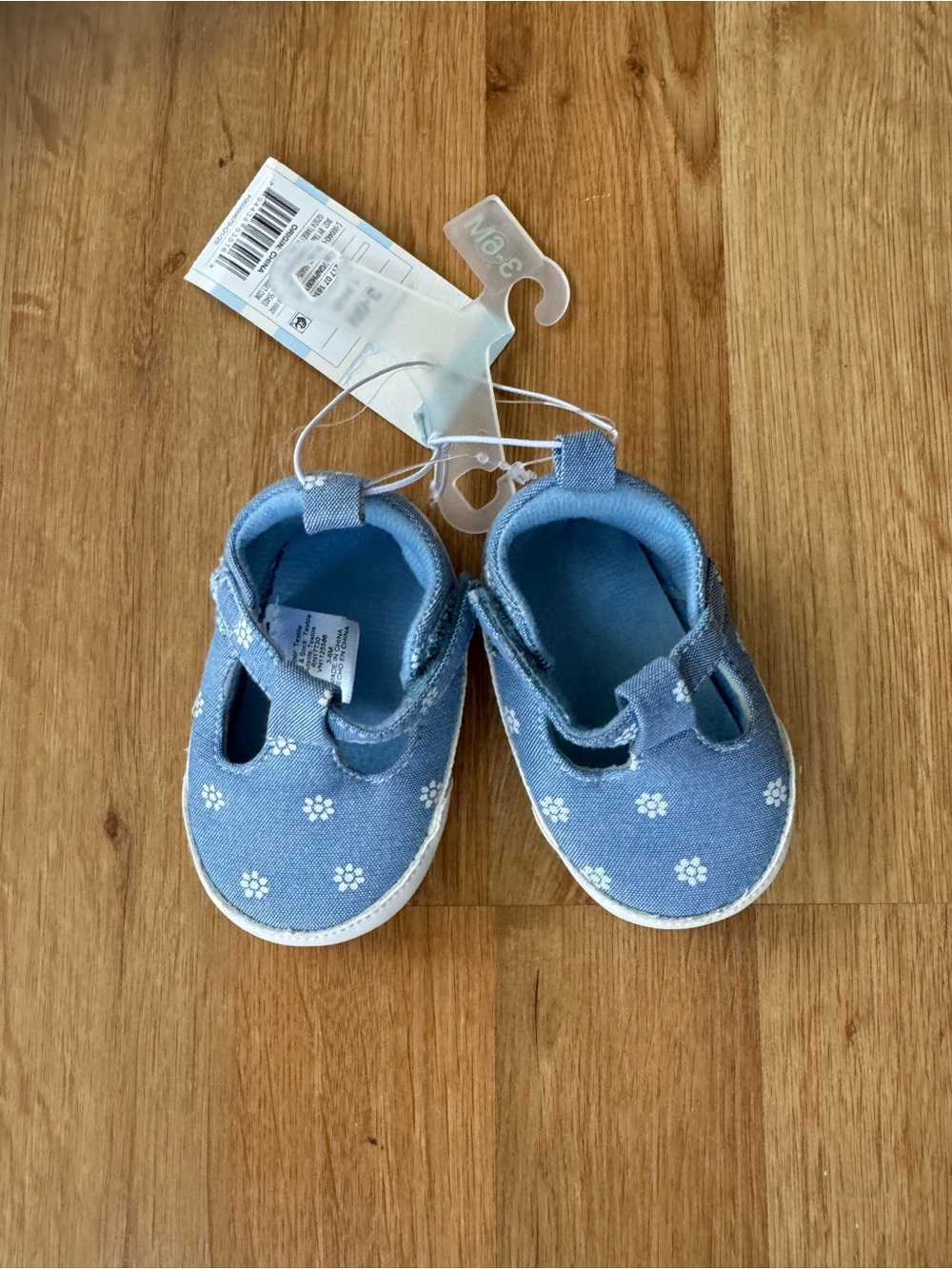Carter’s Chambray Girl Shoes 3-6M